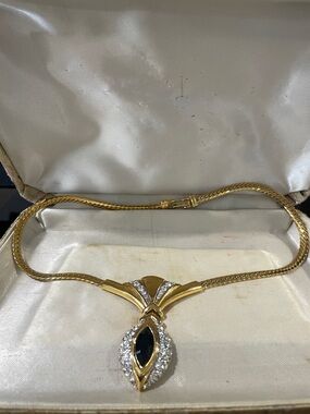 Nina Ricci Vintage Necklace with Swarovski Crystals